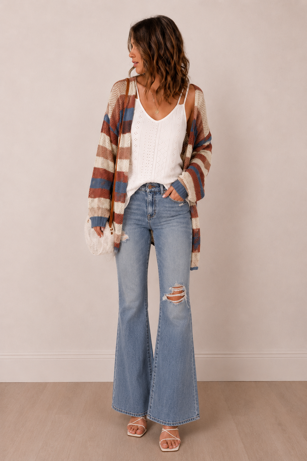 Flying Monkey Mid Rise Raw Hem Bootcut Jeans