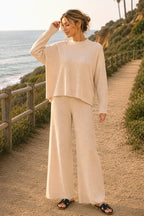 Zenana Viscose Sweater Top & Pants 2pcs Set