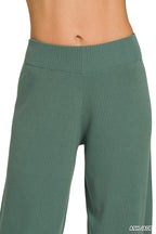 Zenana Viscose Sweater Top & Pants 2pcs Set