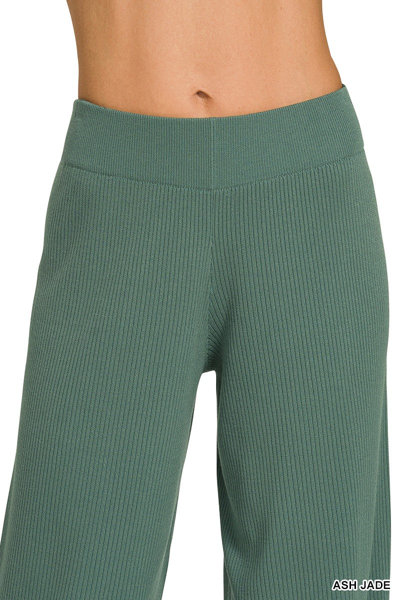 Zenana Viscose Sweater Top & Pants 2pcs Set