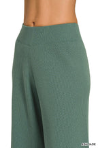 Zenana Viscose Sweater Top & Pants 2pcs Set
