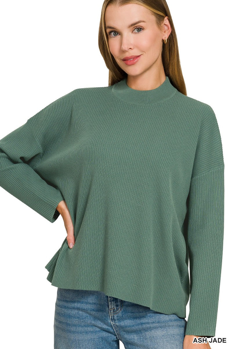 Zenana Viscose Sweater Top & Pants 2pcs Set
