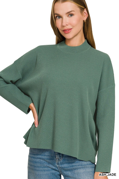 Zenana Viscose Sweater Top & Pants 2pcs Set 2777A3