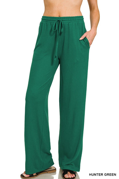 Zenana Soft Hacci Pullover & Pants Set 2841Y